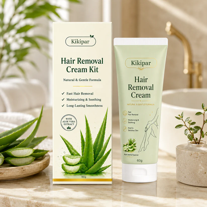 Kikipar Natural Gentle Hair Removal Cream | For Women & Men, Sensitive Skin