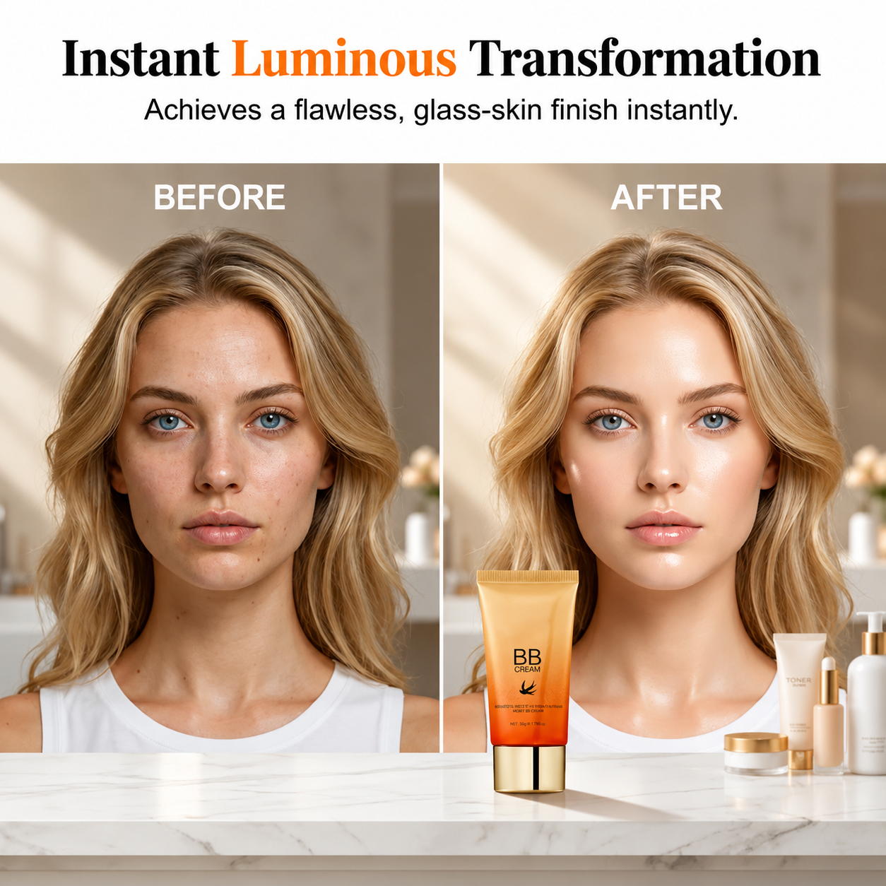 🧡 Hydrating BB cream for a flawless, natural finish